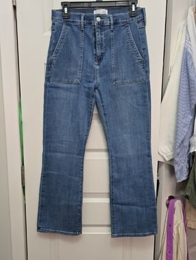 Two Pairs LOFT Kick Crop Jeans